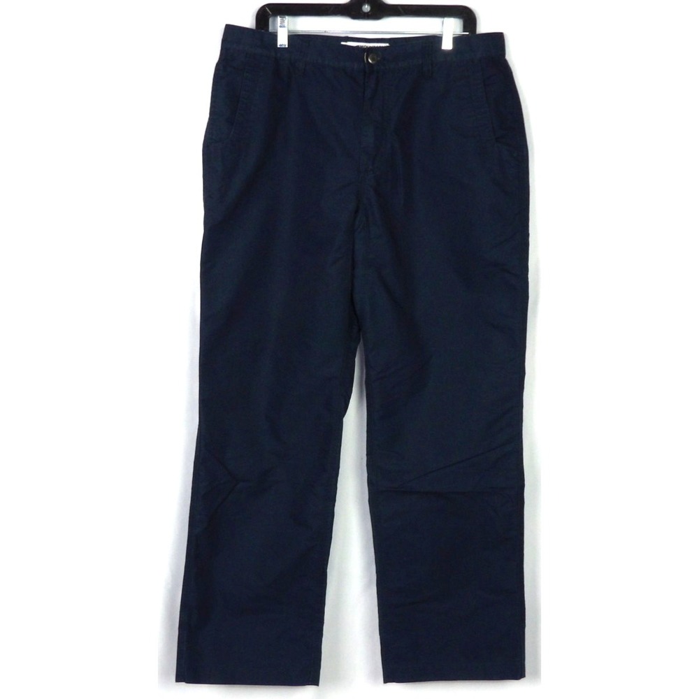 Mountain Khaki Relaxed Fit Cotton/Poly Navy Blue Chino Pants Men's 36 X 32